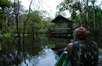 Visitando a Casa da Floresta, na Reserva de Mamirauá, perto de Tefé, no Amazonas
